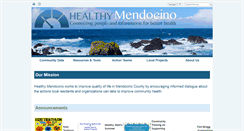 Desktop Screenshot of healthymendocino.org